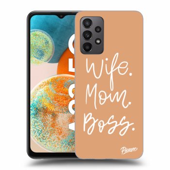 Picasee Samsung Galaxy A23 A235F 4G Hülle - Transparentes Silikon - Boss Mama