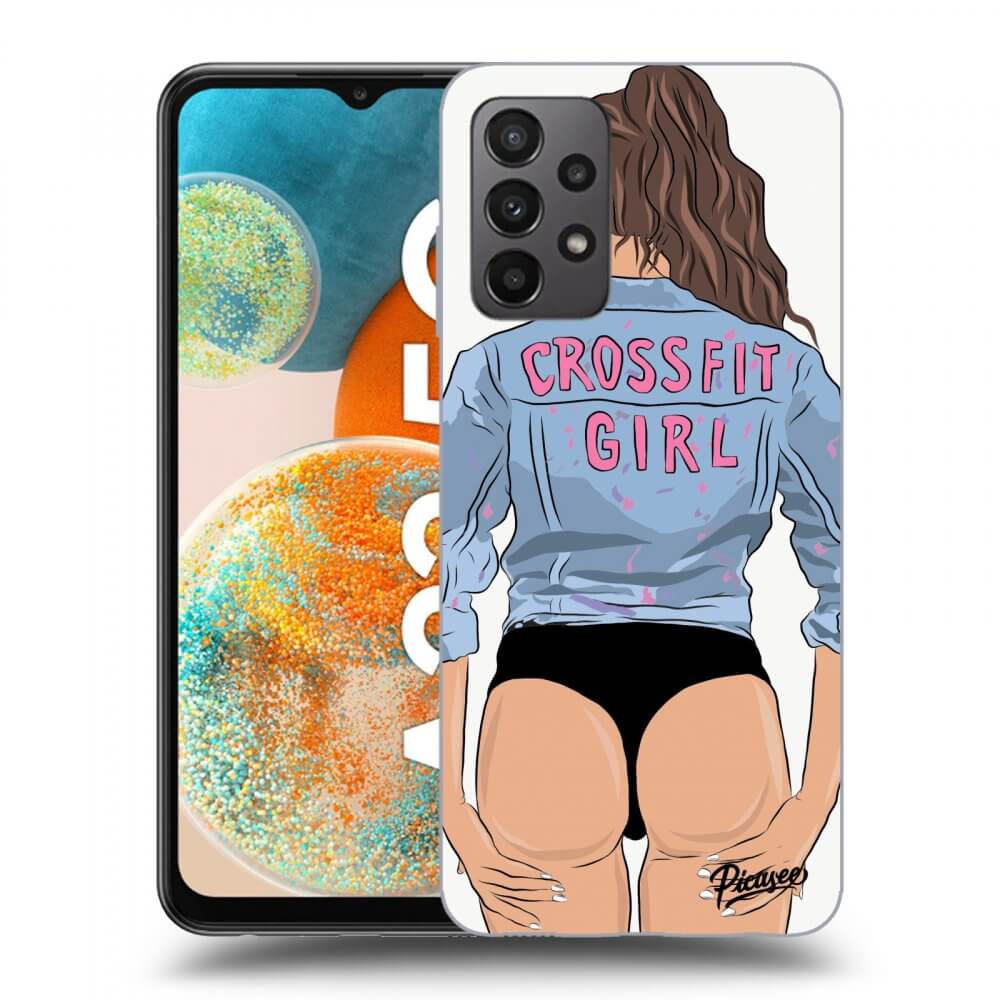 Picasee Samsung Galaxy A23 A235F 4G Hülle - Schwarzes Silikon - Crossfit girl - nickynellow