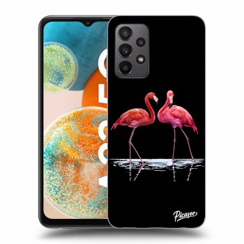 Picasee ULTIMATE CASE für Samsung Galaxy A23 A236B 5G - Flamingos couple