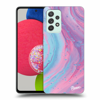 Hülle für Samsung Galaxy A73 5G - Pink liquid