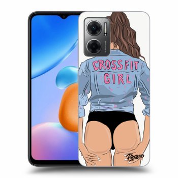 Picasee Xiaomi Redmi 10 5G Hülle - Schwarzes Silikon - Crossfit girl - nickynellow