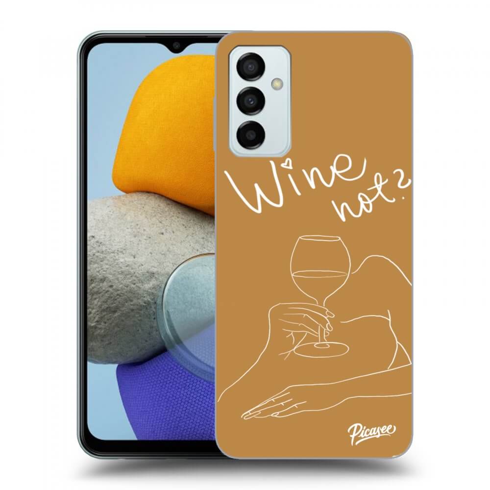 Picasee Samsung Galaxy M23 5G Hülle - Transparentes Silikon - Wine not