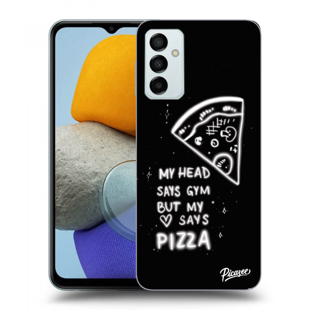 Picasee Samsung Galaxy M23 5G Hülle - Schwarzes Silikon - Pizza