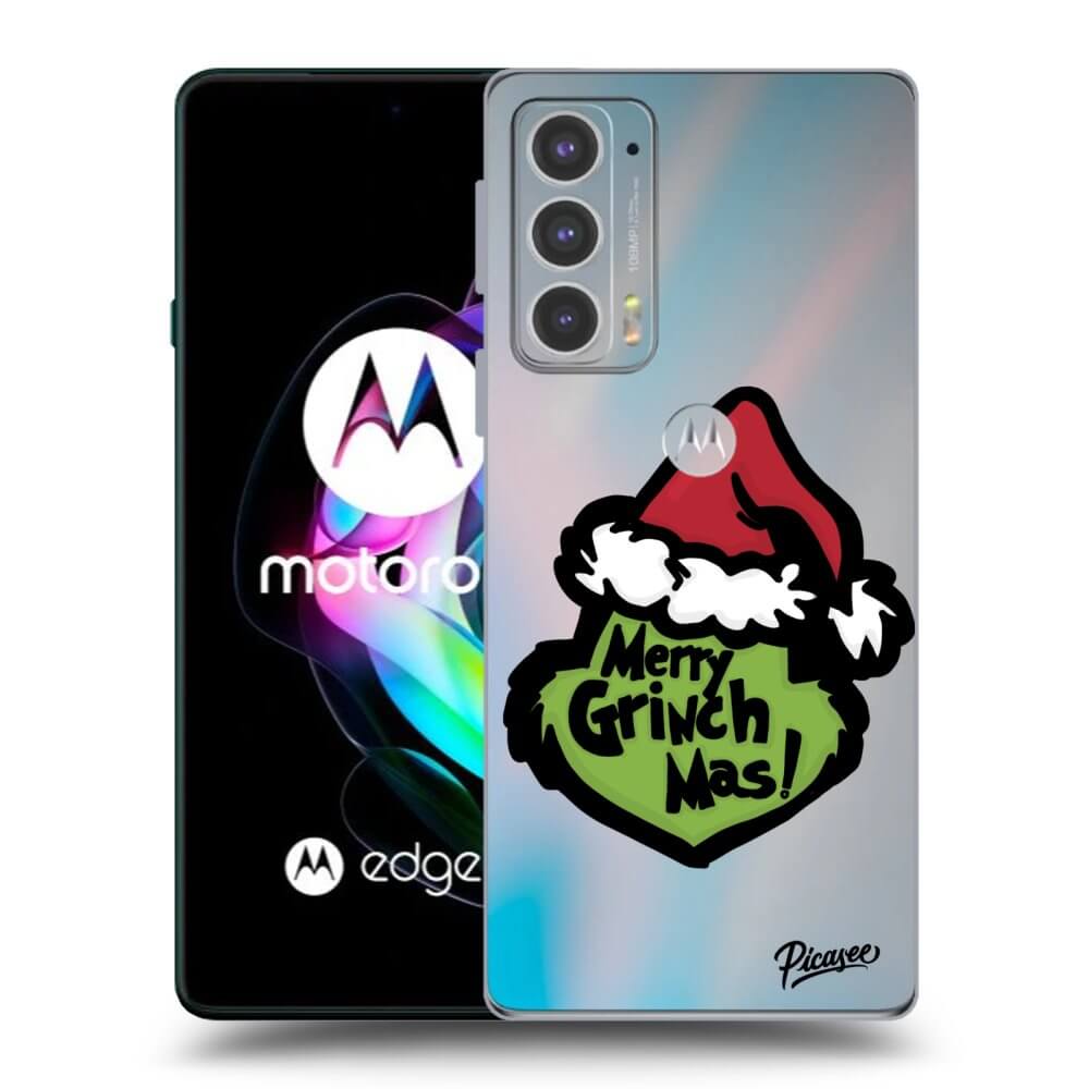 Picasee Motorola Edge 20 Hülle - Transparentes Silikon - Grinch 2