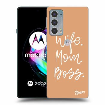 Hülle für Motorola Edge 20 - Boss Mama