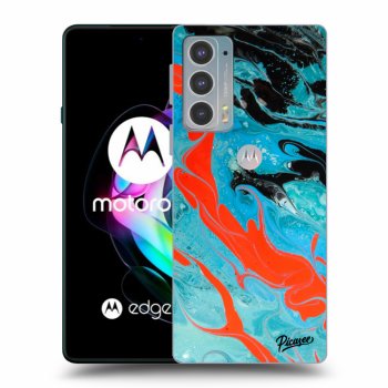 Hülle für Motorola Edge 20 - Blue Magma