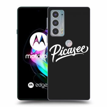 Picasee Motorola Edge 20 Hülle - Schwarzes Silikon - Picasee - White
