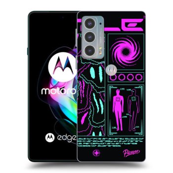 Picasee Motorola Edge 20 Hülle - Schwarzes Silikon - HYPE SMILE