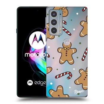 Picasee Motorola Edge 20 Hülle - Transparentes Silikon - Gingerbread