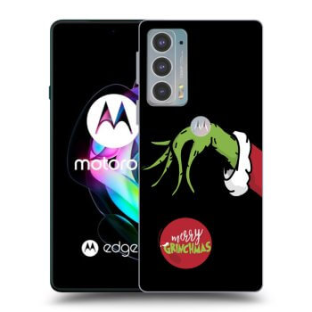 Picasee Motorola Edge 20 Hülle - Schwarzes Silikon - Grinch