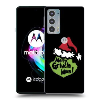 Picasee Motorola Edge 20 Hülle - Schwarzes Silikon - Grinch 2