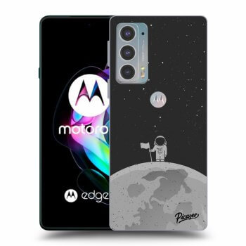 Picasee Motorola Edge 20 Hülle - Schwarzes Silikon - Astronaut