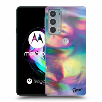 Picasee Motorola Edge 20 Hülle - Schwarzes Silikon - Holo