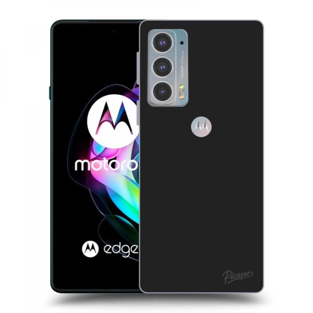 Picasee Motorola Edge 20 Hülle - Schwarzes Silikon - Clear