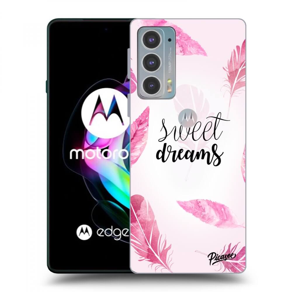 Picasee Motorola Edge 20 Hülle - Schwarzes Silikon - Sweet dreams
