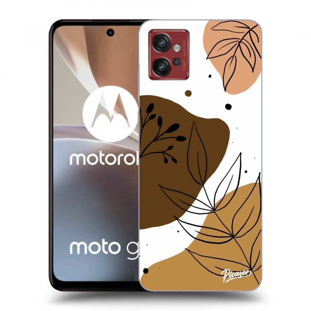 Picasee Motorola Moto G32 Hülle - Schwarzes Silikon - Boho style