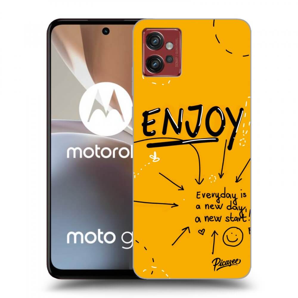Picasee Motorola Moto G32 Hülle - Transparentes Silikon - Enjoy