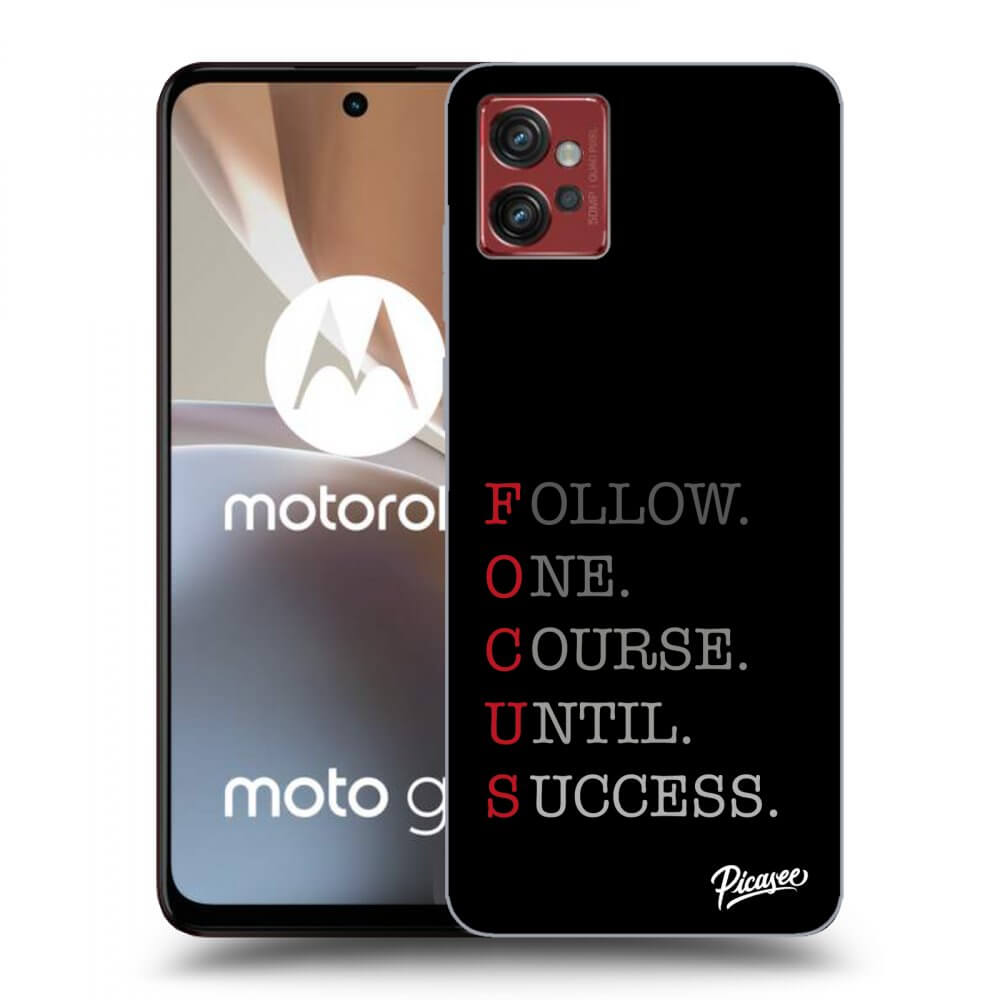 Picasee Motorola Moto G32 Hülle - Transparentes Silikon - Focus
