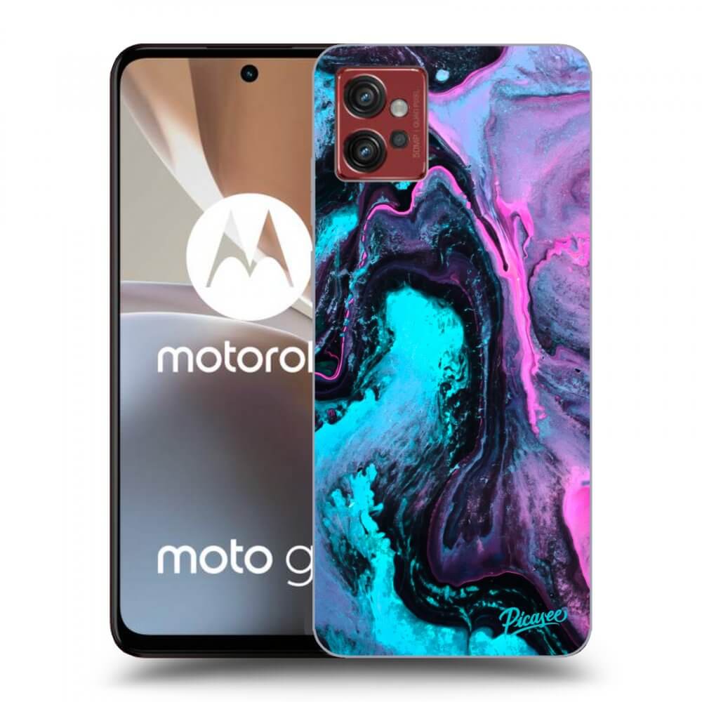 Picasee Motorola Moto G32 Hülle - Schwarzes Silikon - Lean 2