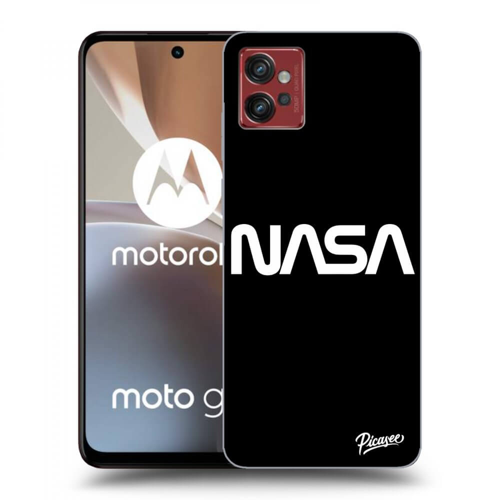 Picasee Motorola Moto G32 Hülle - Schwarzes Silikon - NASA Basic