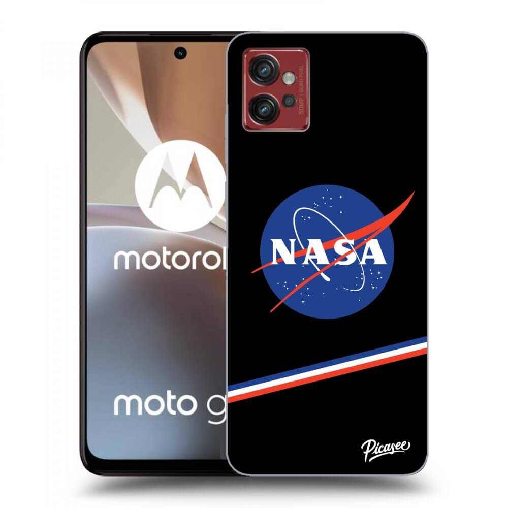 Picasee Motorola Moto G32 Hülle - Schwarzes Silikon - NASA Original