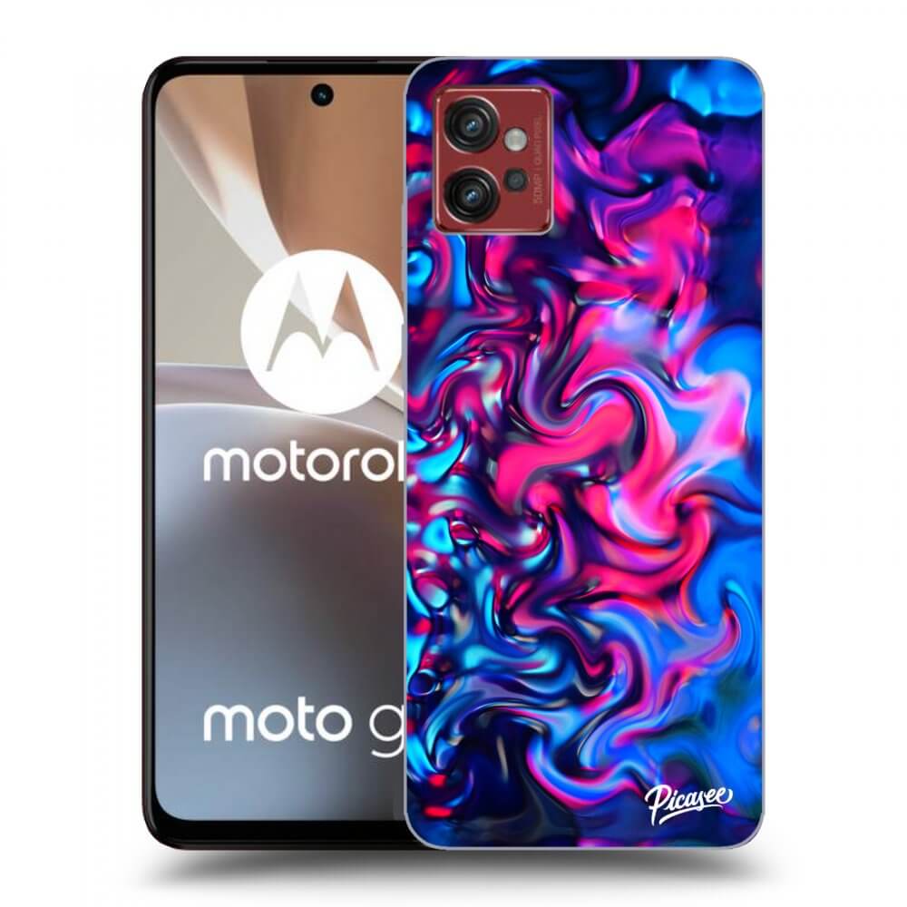 Picasee Motorola Moto G32 Hülle - Schwarzes Silikon - Redlight