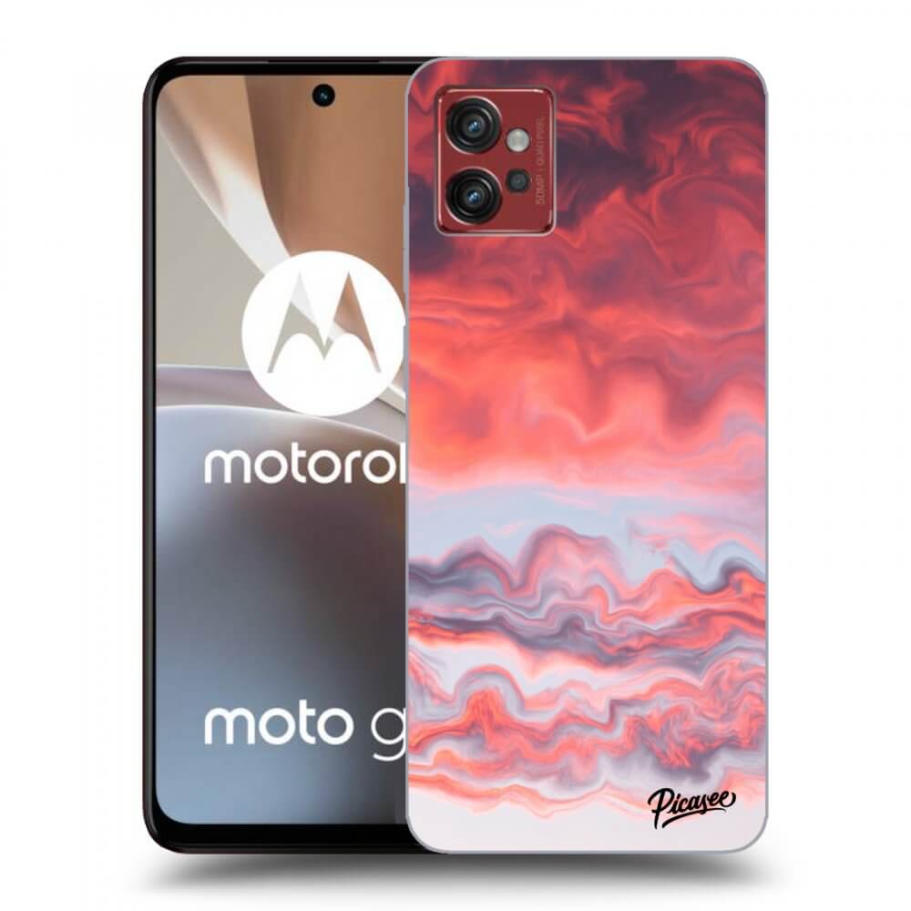 Picasee Motorola Moto G32 Hülle - Transparentes Silikon - Sunset