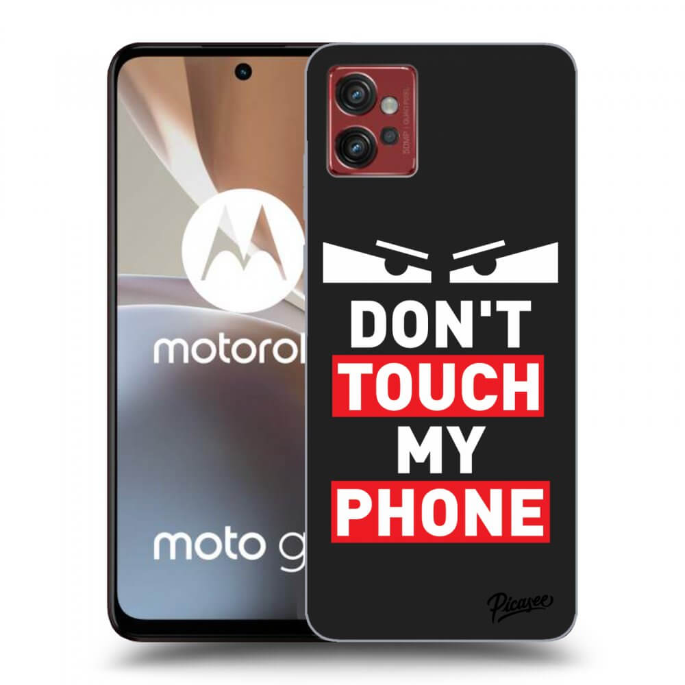Picasee Motorola Moto G32 Hülle - Schwarzes Silikon - Shadow Eye - Transparent