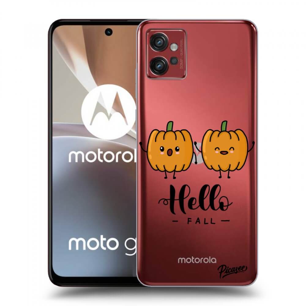 Picasee Motorola Moto G32 Hülle - Transparentes Silikon - Hallo Fall