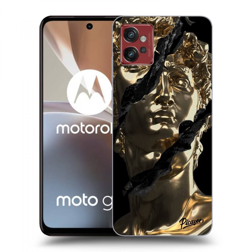Picasee Motorola Moto G32 Hülle - Schwarzes Silikon - Golder
