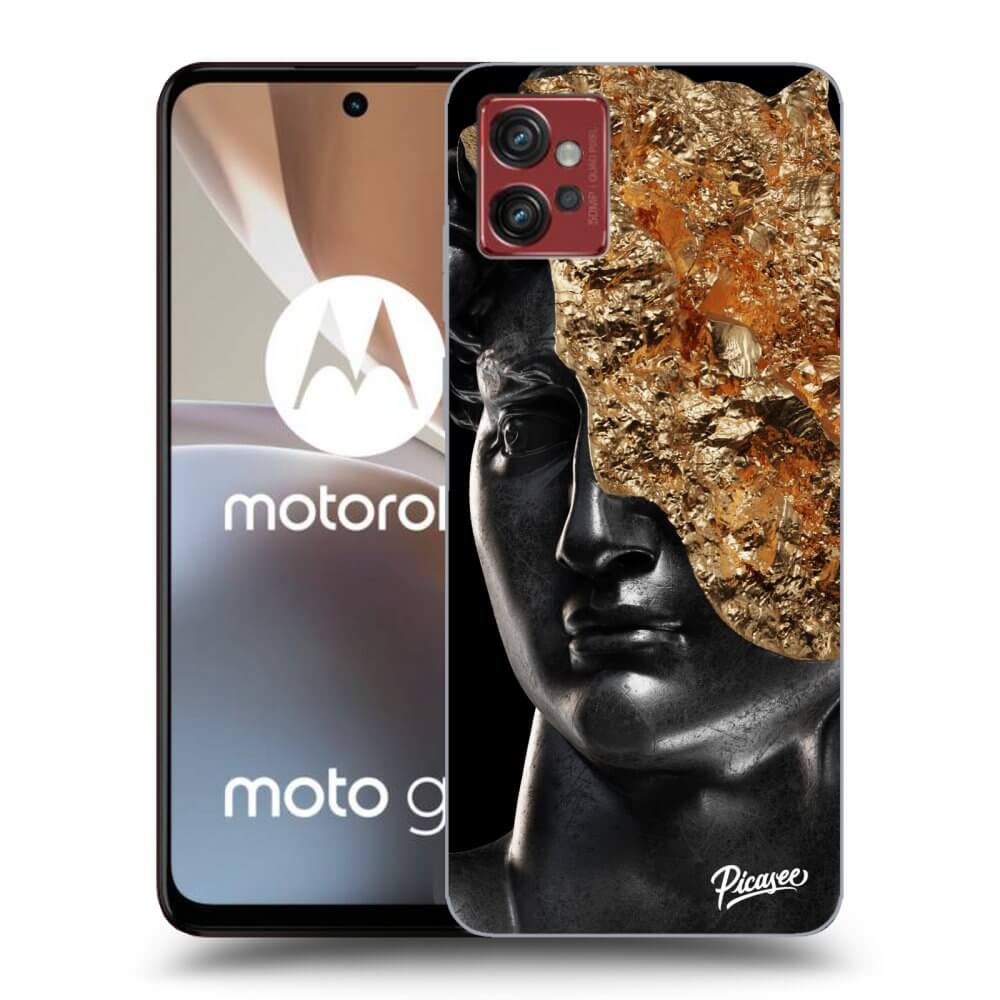 Picasee Motorola Moto G32 Hülle - Schwarzes Silikon - Holigger