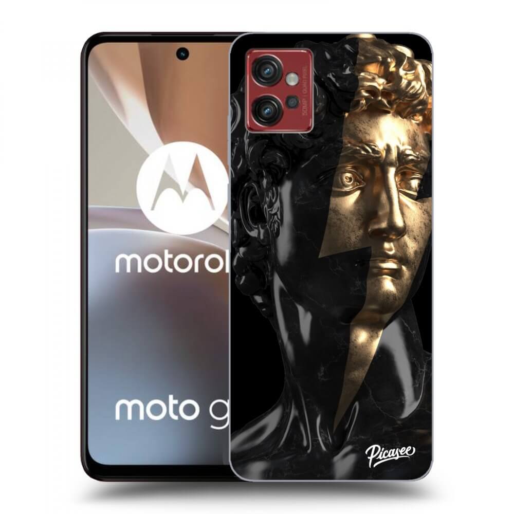 Picasee Motorola Moto G32 Hülle - Schwarzes Silikon - Wildfire - Black