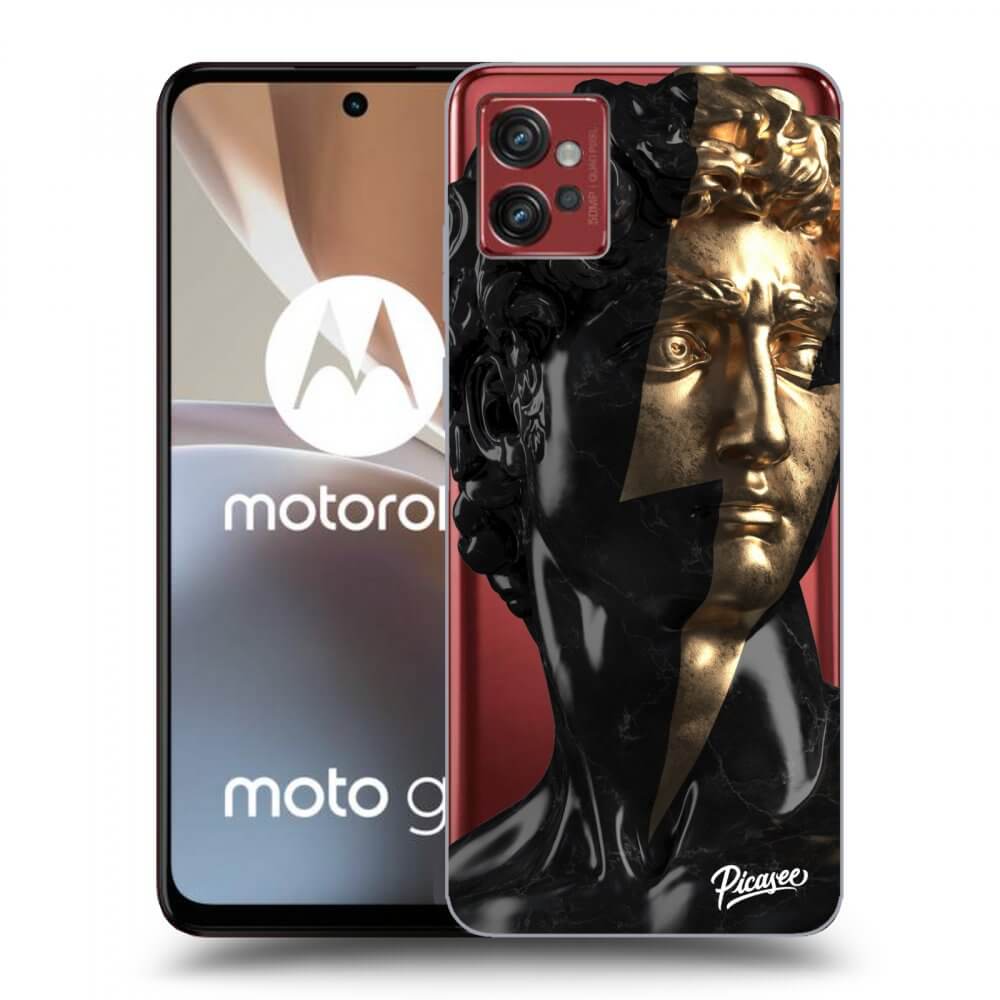 Picasee Motorola Moto G32 Hülle - Transparentes Silikon - Wildfire - Black