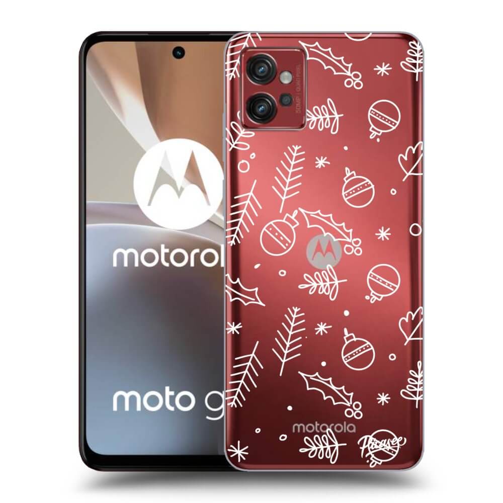 Picasee Motorola Moto G32 Hülle - Transparentes Silikon - Mistletoe