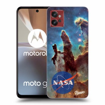 Picasee Motorola Moto G32 Hülle - Schwarzes Silikon - Eagle Nebula