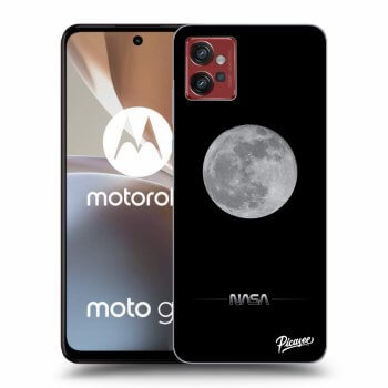 Picasee Motorola Moto G32 Hülle - Schwarzes Silikon - Moon Minimal
