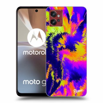 Picasee Motorola Moto G32 Hülle - Schwarzes Silikon - Burn