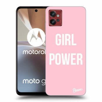 Picasee Motorola Moto G32 Hülle - Schwarzes Silikon - Girl power