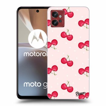 Picasee Motorola Moto G32 Hülle - Transparentes Silikon - Cherries