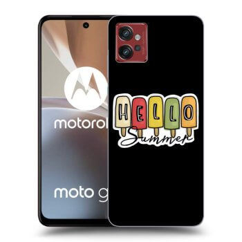 Picasee Motorola Moto G32 Hülle - Schwarzes Silikon - Ice Cream