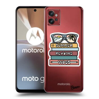 Picasee Motorola Moto G32 Hülle - Schwarzes Silikon - Summer reading vibes