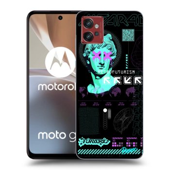 Picasee Motorola Moto G32 Hülle - Schwarzes Silikon - RETRO