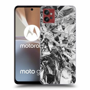 Picasee Motorola Moto G32 Hülle - Schwarzes Silikon - Chrome