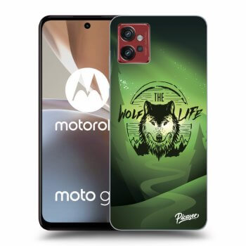 Picasee Motorola Moto G32 Hülle - Schwarzes Silikon - Wolf life
