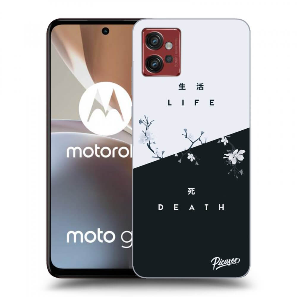 Picasee Motorola Moto G32 Hülle - Transparentes Silikon - Life - Death