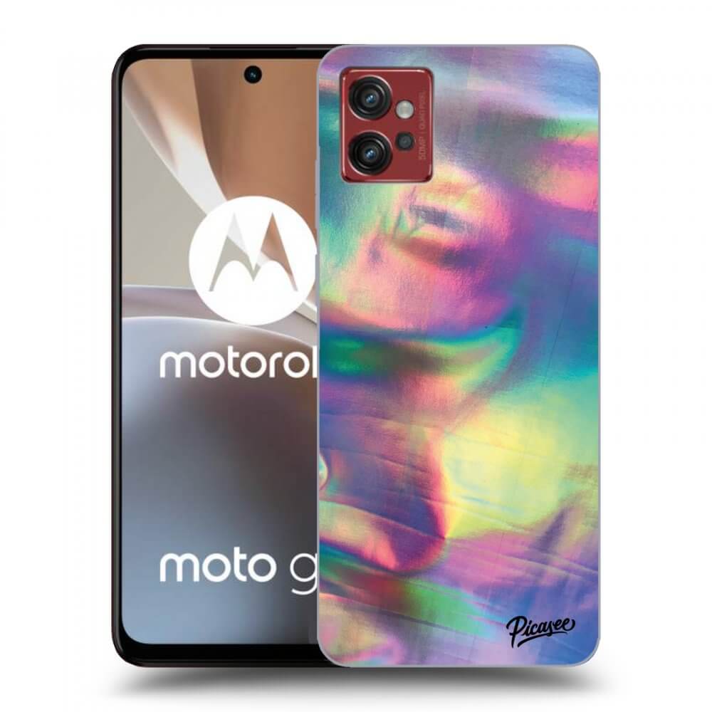 Picasee Motorola Moto G32 Hülle - Transparentes Silikon - Holo