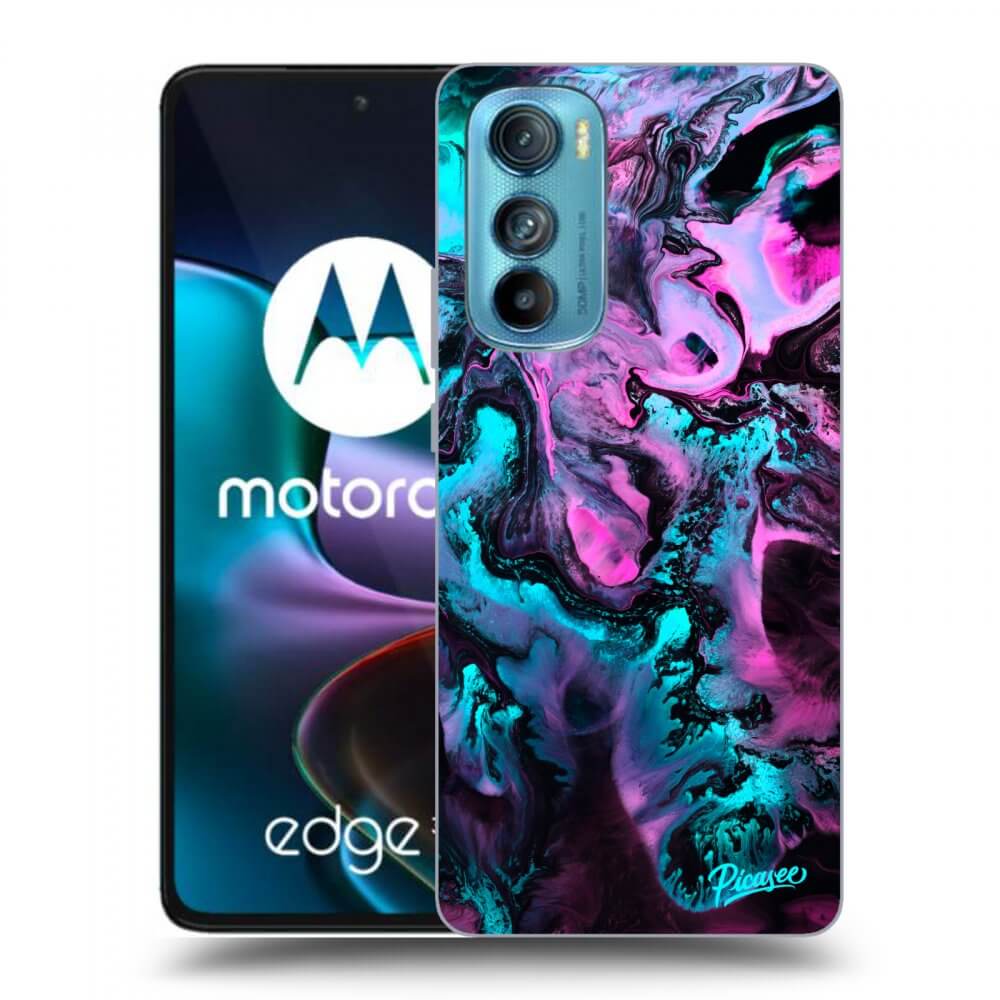 Picasee Motorola Edge 30 Hülle - Schwarzes Silikon - Lean