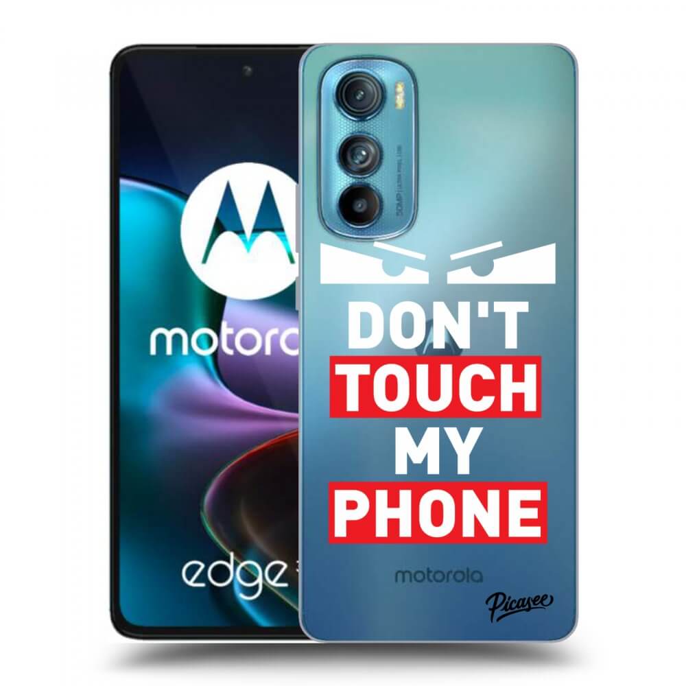 Picasee Motorola Edge 30 Hülle - Transparentes Silikon - Shadow Eye - Transparent
