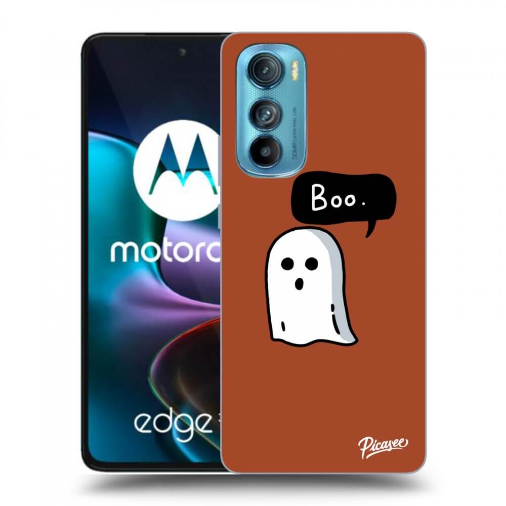 Picasee Motorola Edge 30 Hülle - Transparentes Silikon - Boo