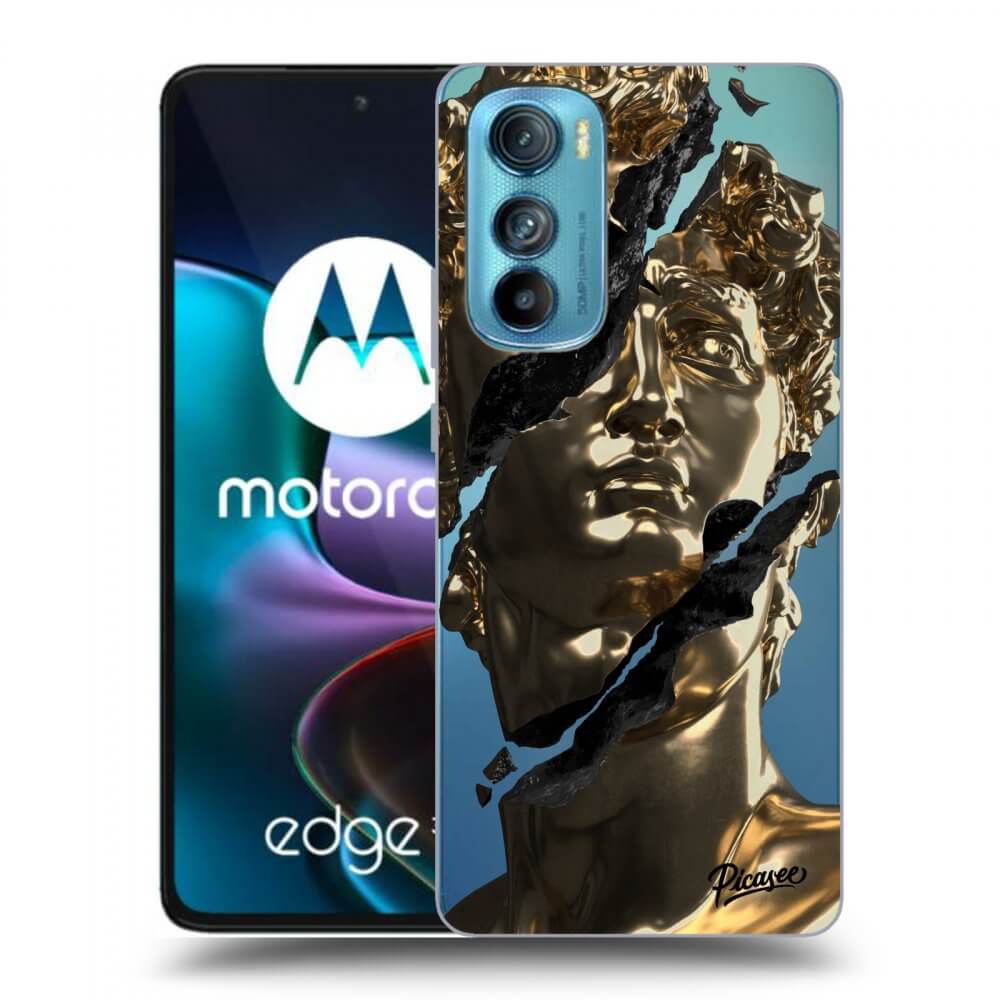 Picasee Motorola Edge 30 Hülle - Transparentes Silikon - Golder